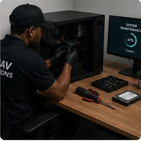 Computer repair and maintenance diagnostics